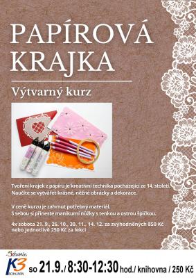 Zobrazit detail akce: Papírová krajka
