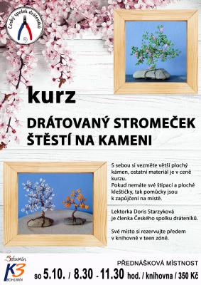 Zobrazit detail akce: Kurz drátování - Stromeček štěstí na kameni