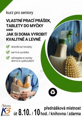Zobrazit detail akce: Vlastní prací prášek, tablety do myčky aneb Jak si doma vyrobit kvalitně a levně
