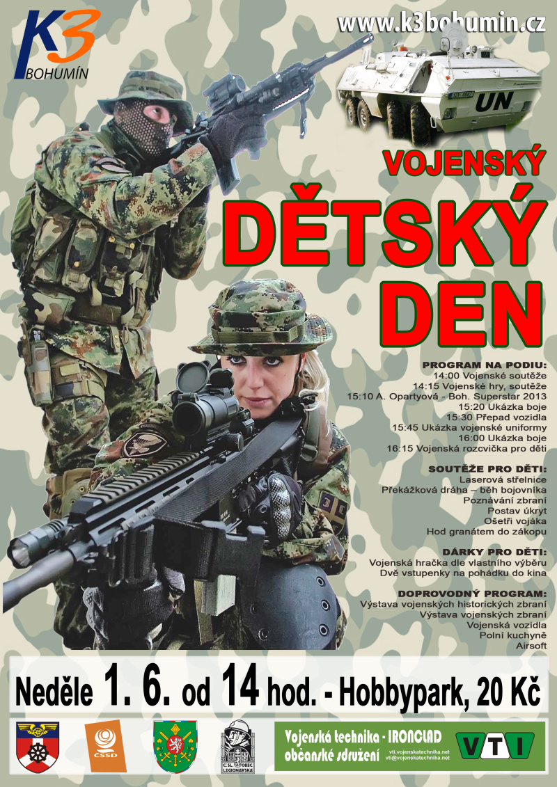 Zobrazit detail akce: Den dětí ve vojenském stylu