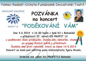 Zobrazit detail akce: Koncert "Poděkování Vám"