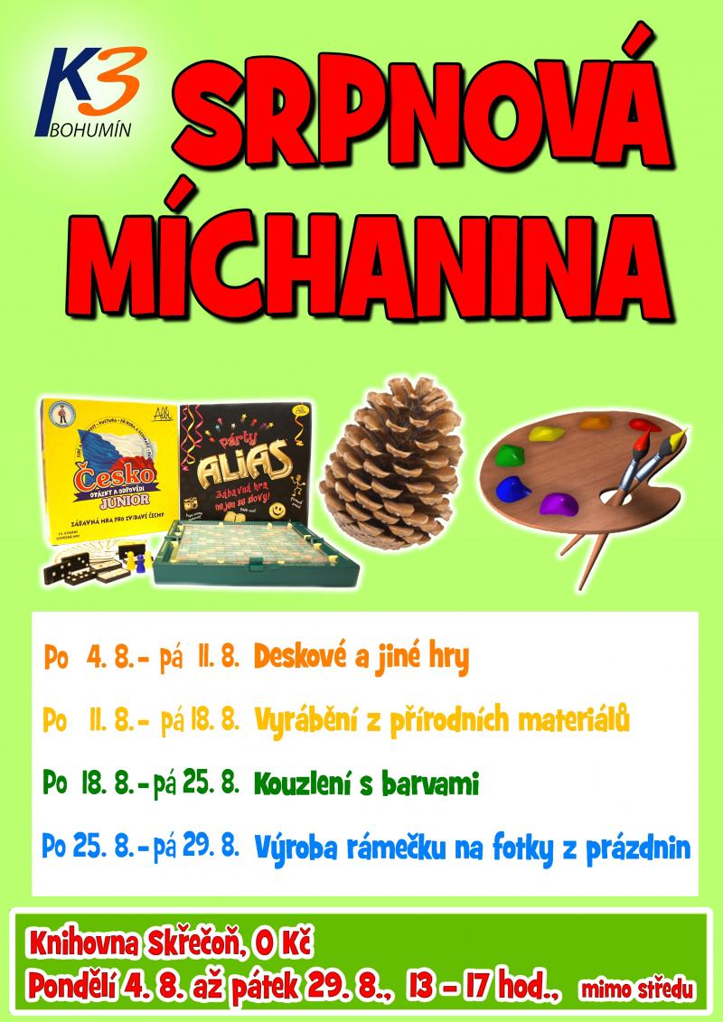 Zobrazit detail akce: Srpnová míchanina