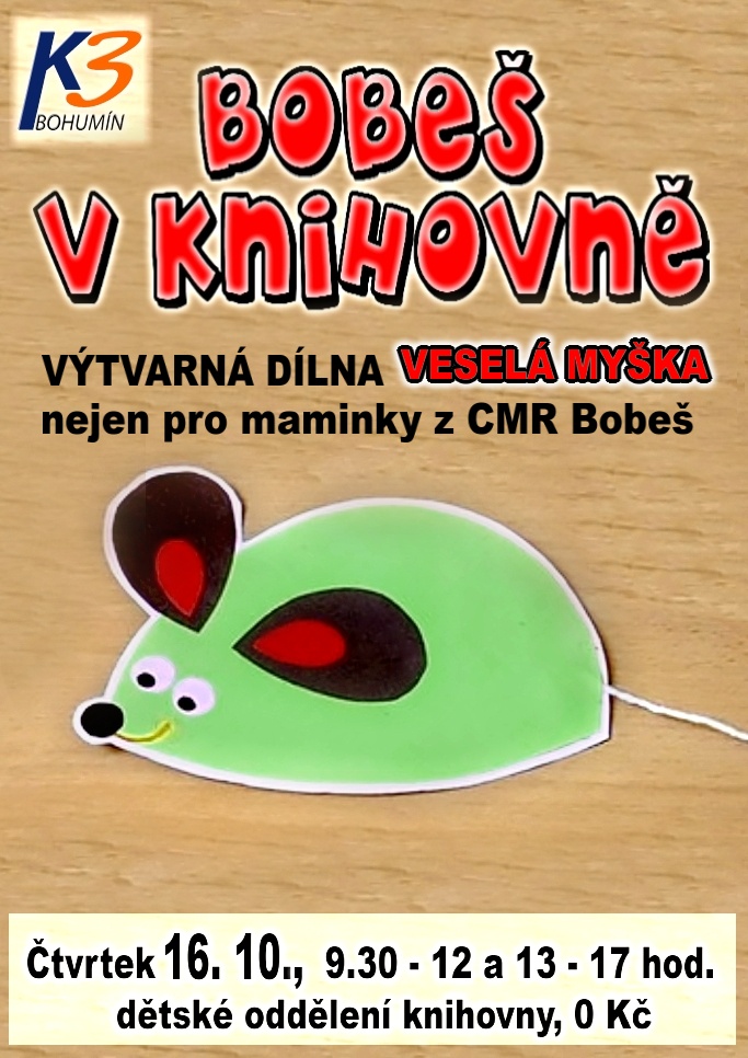 Zobrazit detail akce: Bobeš v knihovně