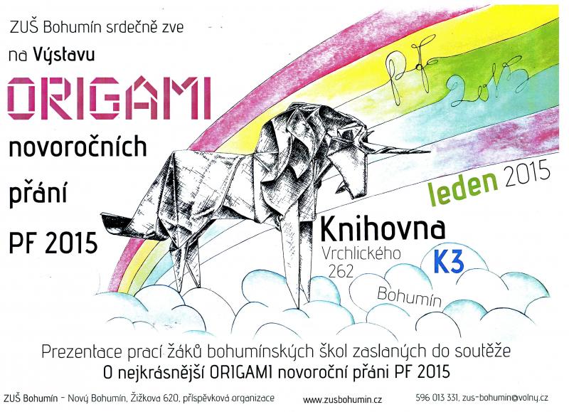 Zobrazit detail akce: Origami - Novoroční přání PF 2015