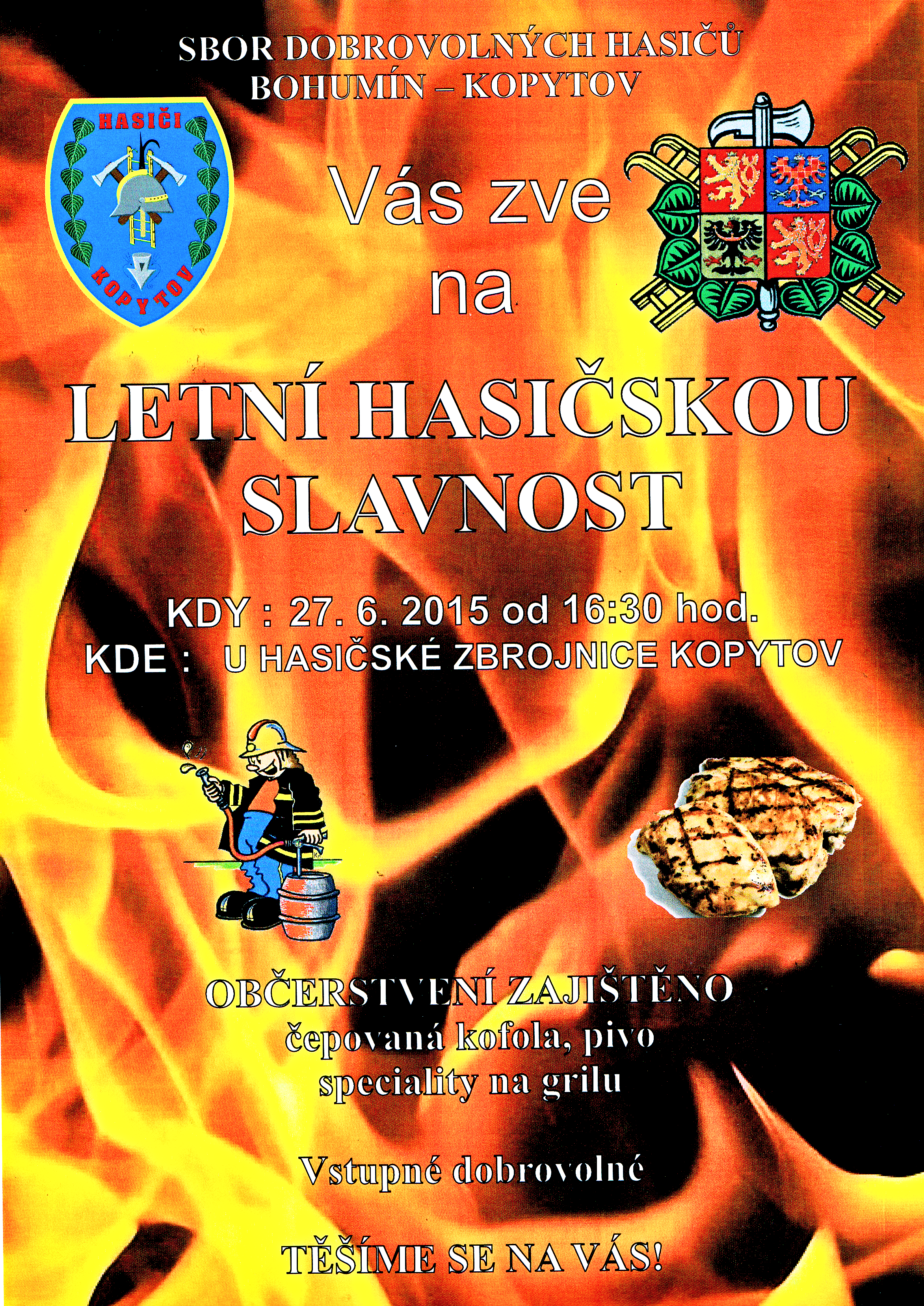 Zobrazit detail akce: Letní hasičská slavnost