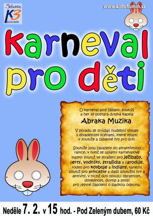 Zobrazit detail akce: Karneval pro děti