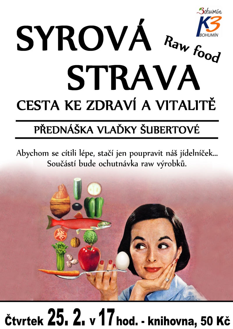 Zobrazit detail akce: Syrová strava - cesta ke zdraví a vitalitě