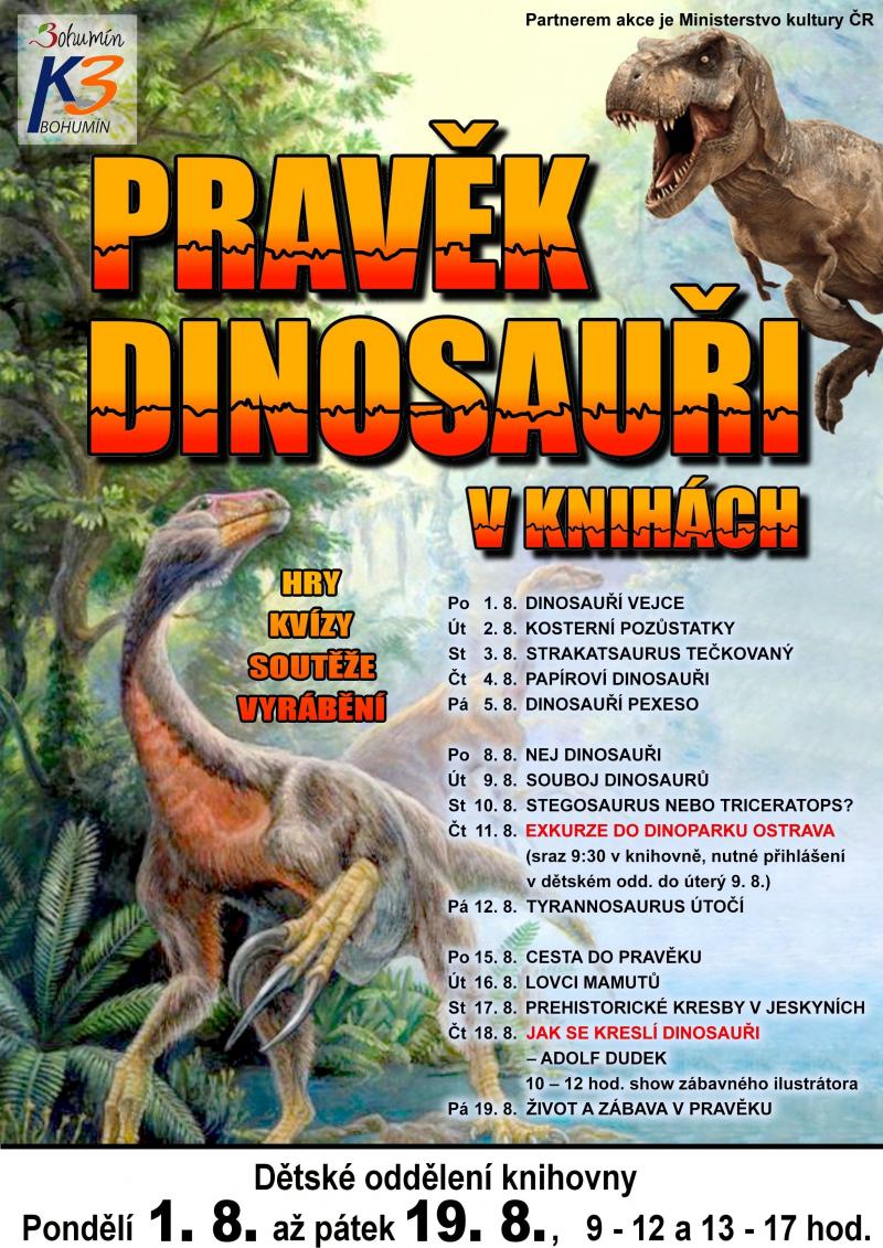 Zobrazit detail akce: Pravěk a dinosauři v knihách (celý program)