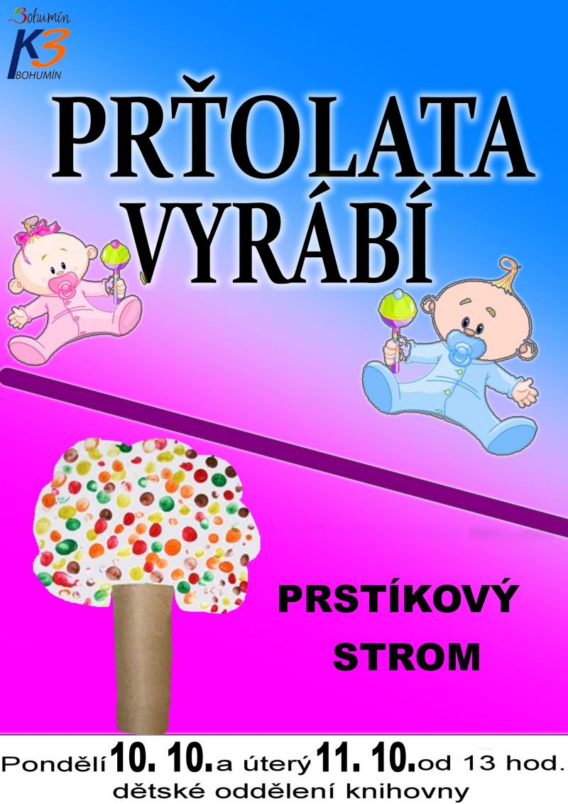 Zobrazit detail akce: Prťolata vyrábí...PRSTÍKOVÝ STROM