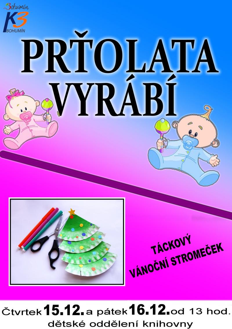 Zobrazit detail akce: Prťolata vyrábí...TÁCKOVÝ VÁNOČNÍ STROMEČEK