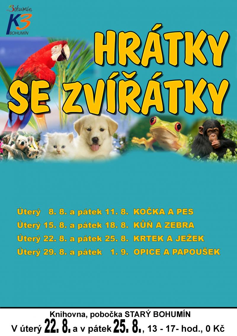 Zobrazit detail akce: Hrátky se zvířátky - Krtek a ježek