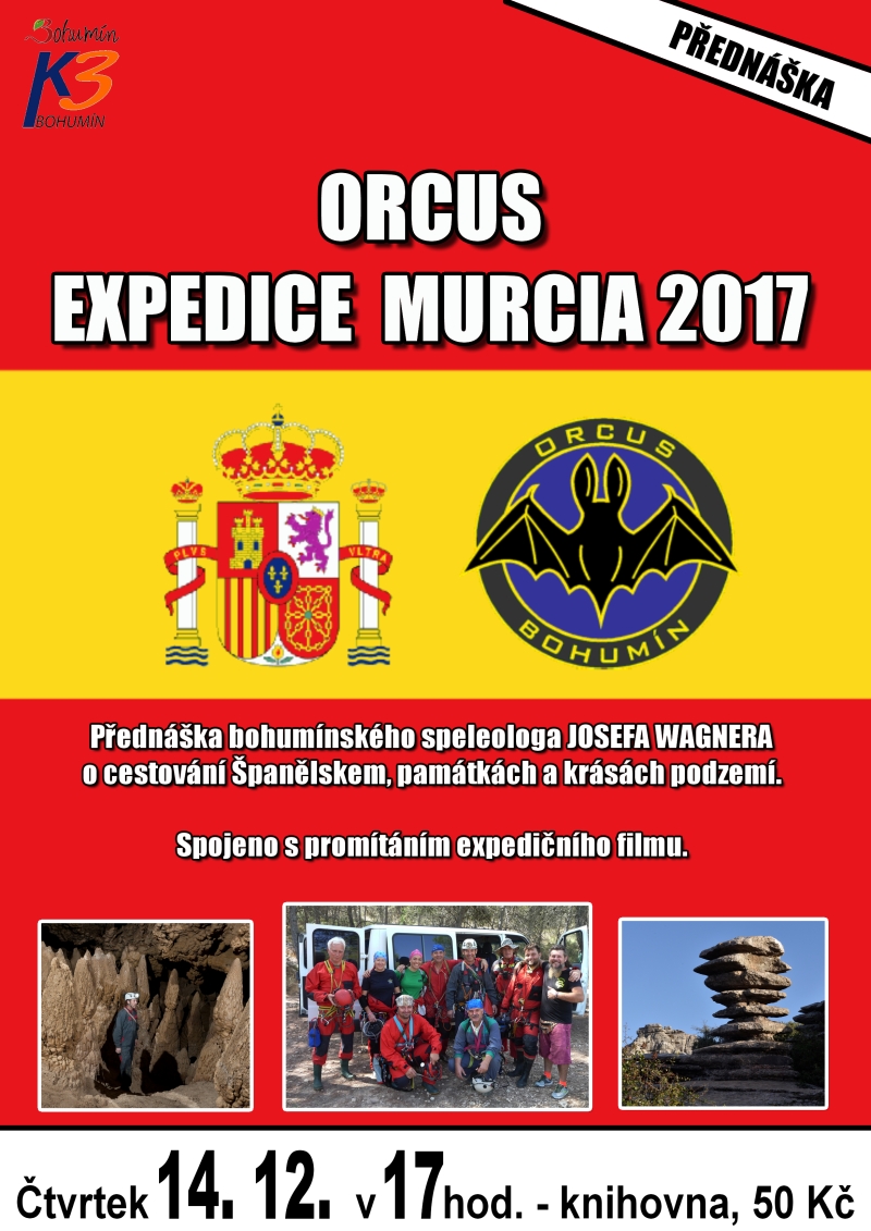Zobrazit detail akce: Orcus - Expedice Murcia 2017