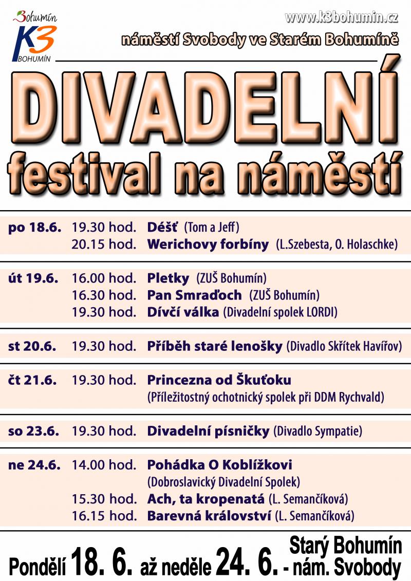 Zobrazit detail akce: Divadelní festival na náměstí