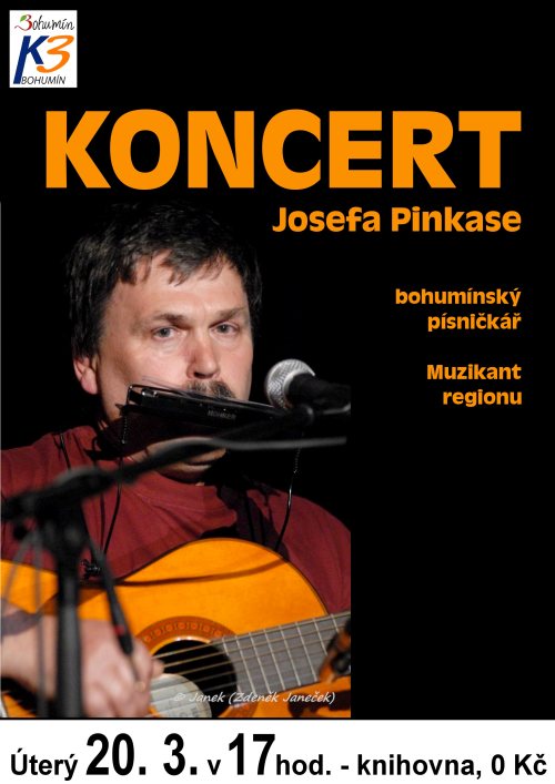 Zobrazit detail akce: Koncert Josefa Pinkase