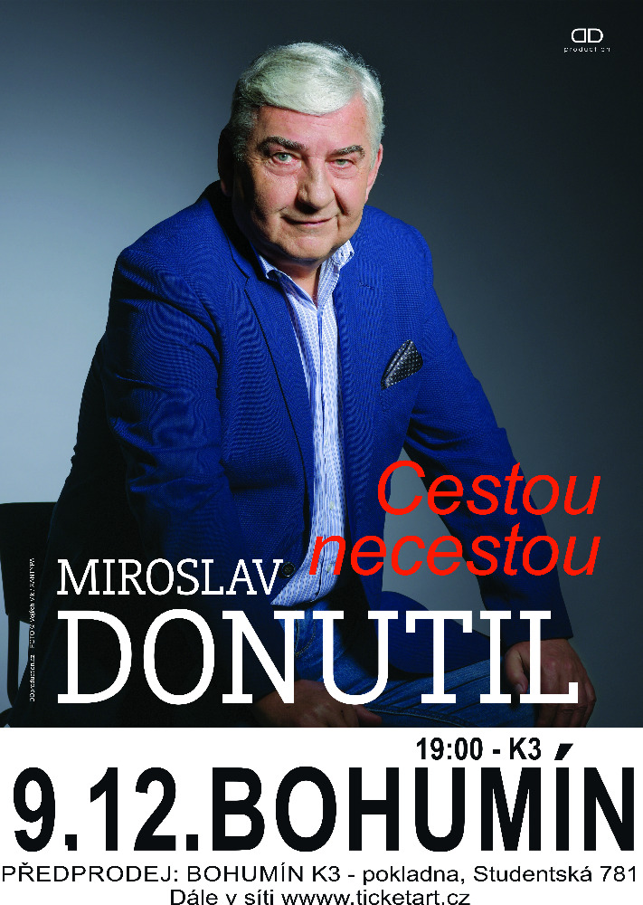 Zobrazit detail akce: Miroslav Donutil - Cestou necestou