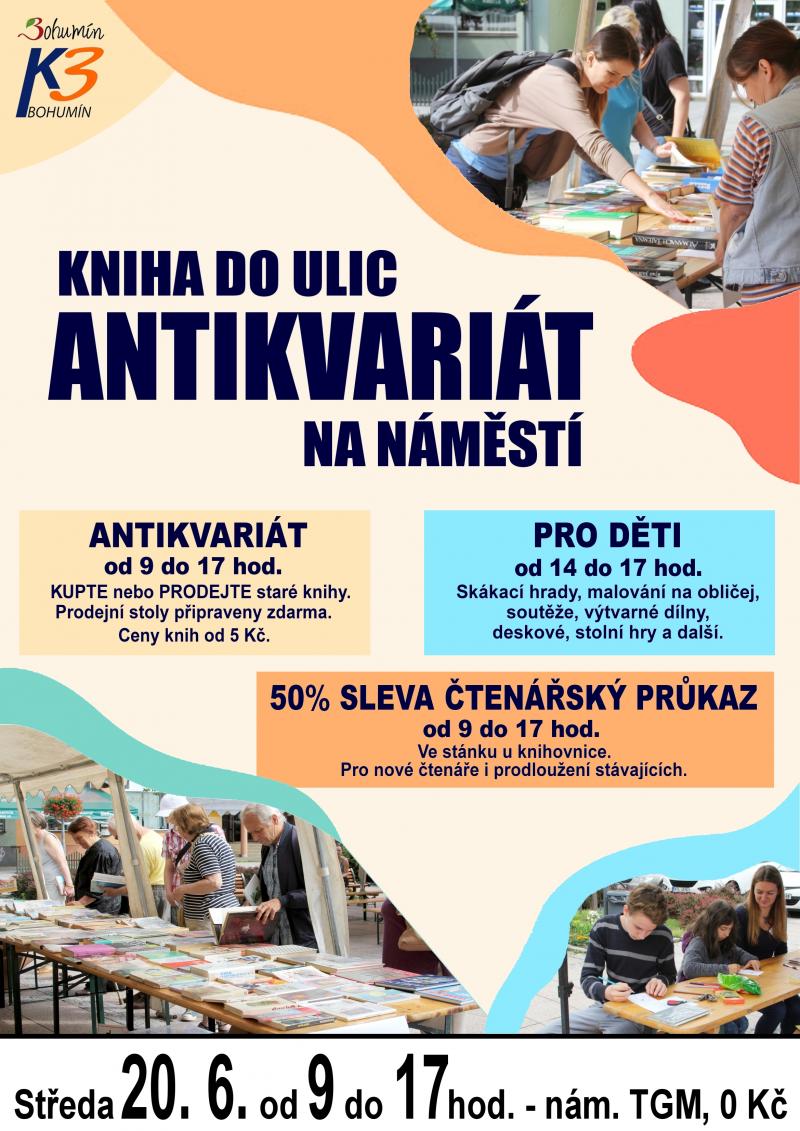 Zobrazit detail akce: Antikvariát na náměstí