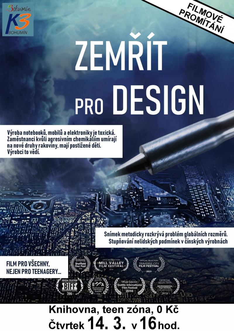 Zobrazit detail akce: Promítání: Zemřít pro design