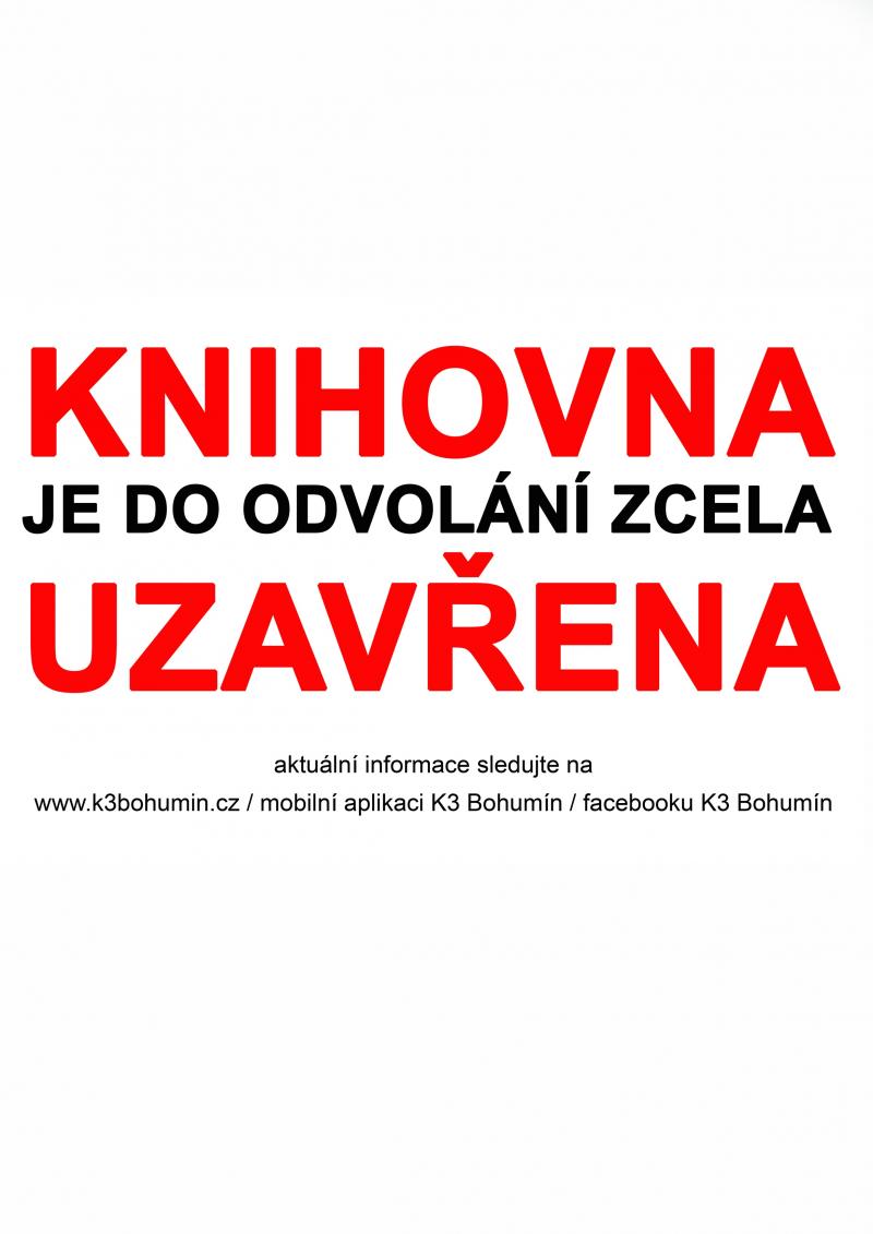 Zobrazit detail akce: Knihovna UZAVŘENA