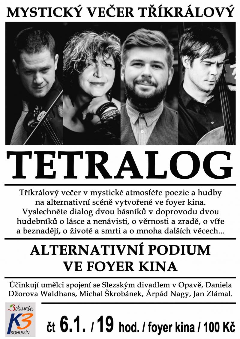 Tetralog - večer poezie a hudby každodennosti