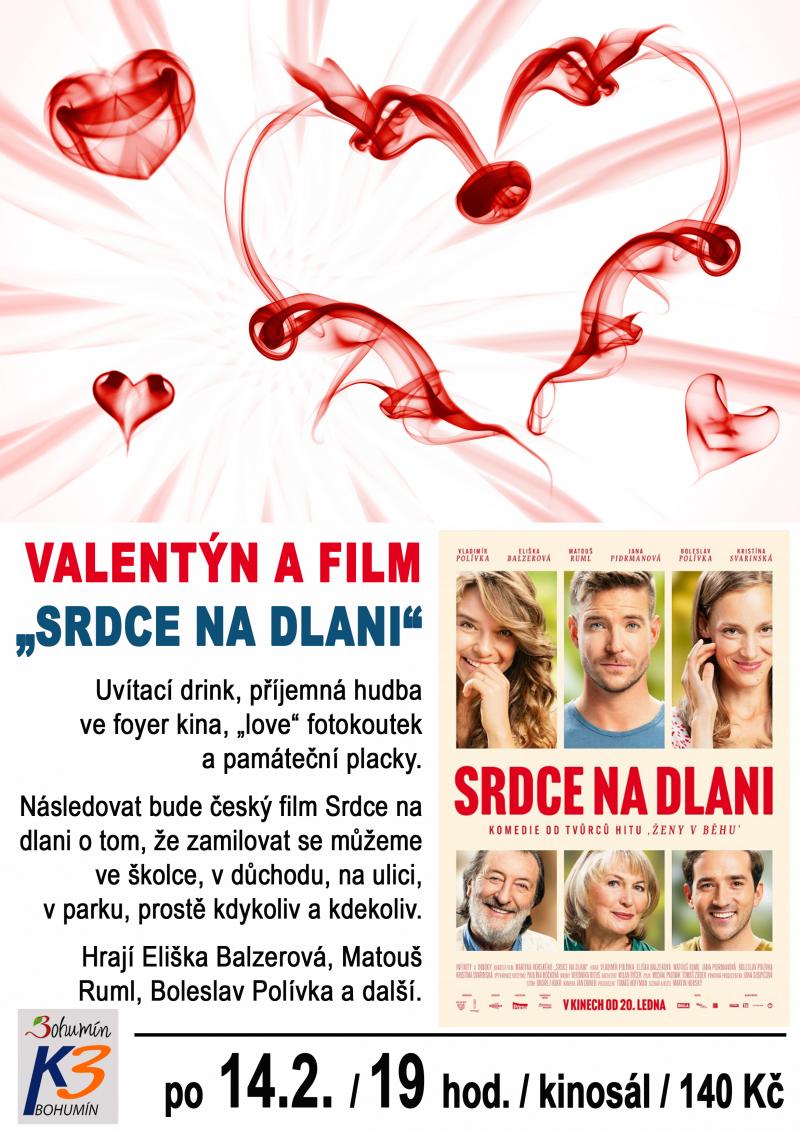 Zobrazit detail akce: Valentýn v kině + film Srdce na dlani