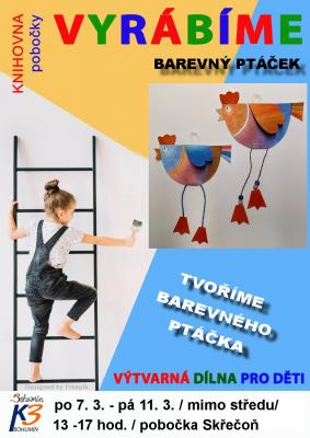 Zobrazit detail akce: Barevný ptáček