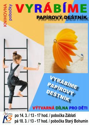Zobrazit detail akce: Papírový deštníček