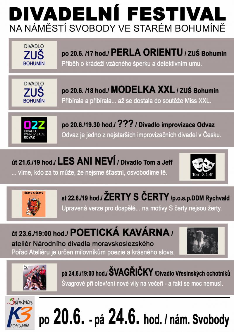 Zobrazit detail akce: Divadelní festival na náměstí