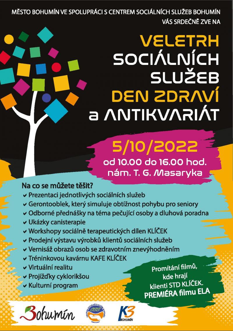 Zobrazit detail akce: Den zdraví, antikvariát, veletrh sociálních služeb