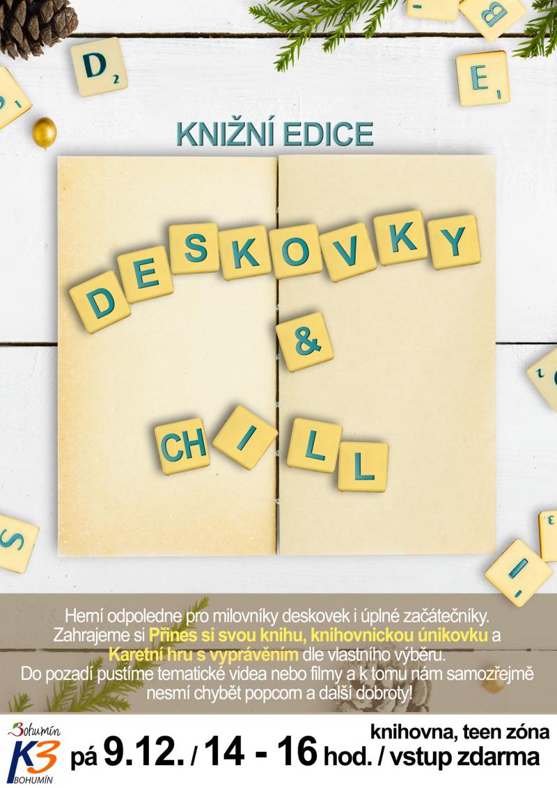 Zobrazit detail akce: Deskovky & chill: Knižní edice