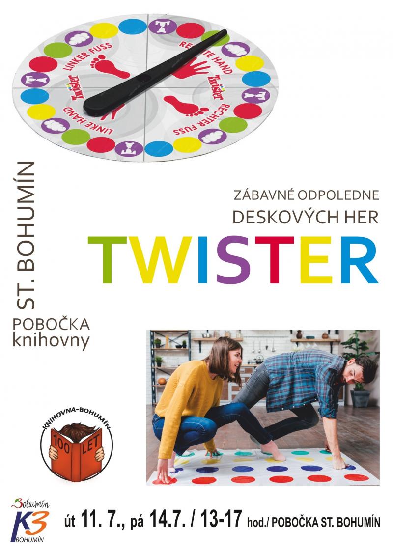 Zábavné odpoledne deskových her s Twisterem