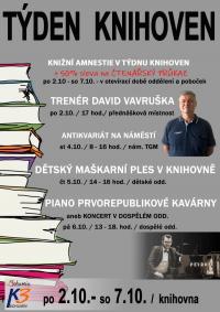 Týden knihoven  a upomínková amnestie