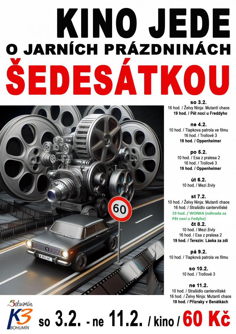 Zobrazit detail akce: Promítání o jarních prázdninách