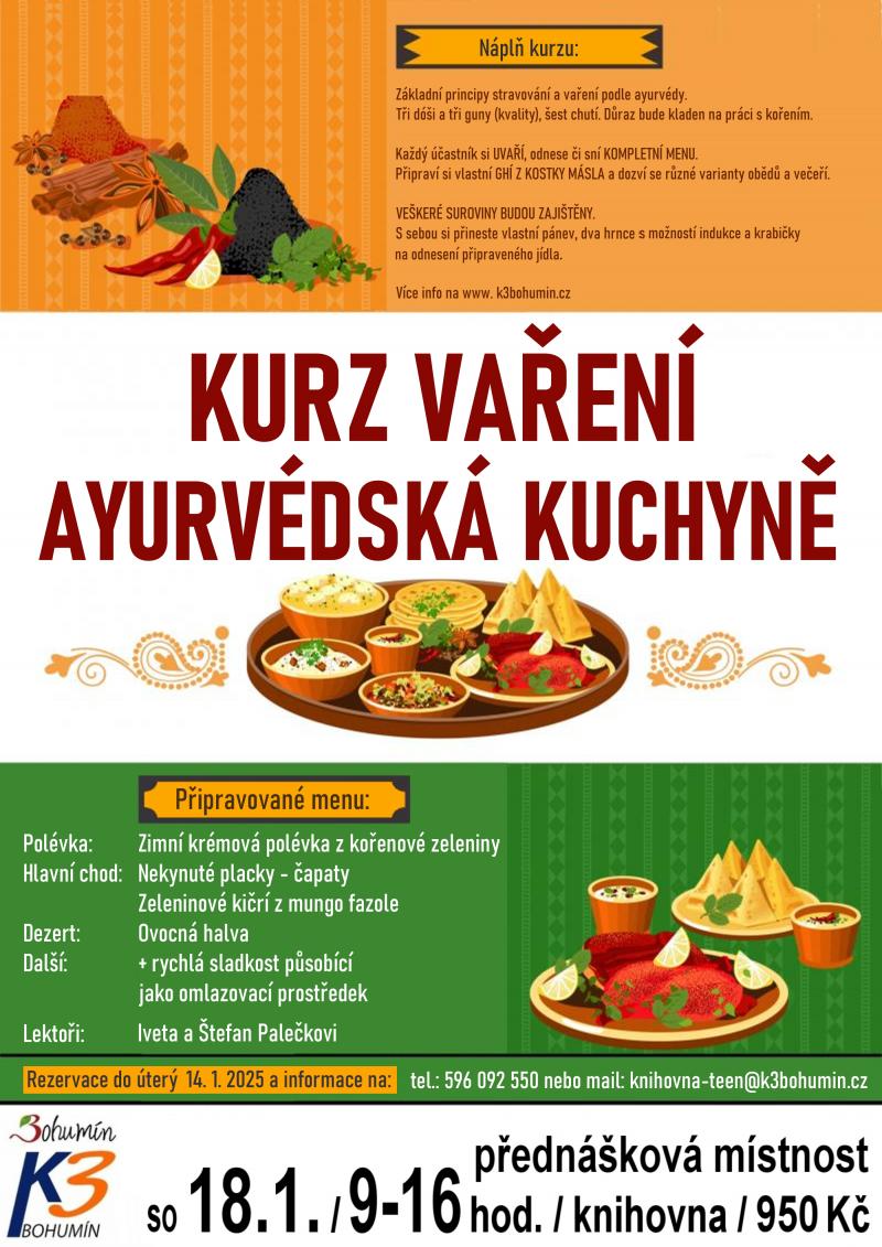 Zobrazit detail akce: Kurz vaření - Ayurvédská kuchyně
