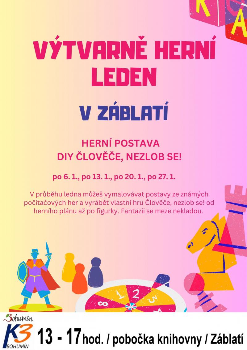 Zobrazit detail akce: Herní postava, DIY člověče, nezlob se!