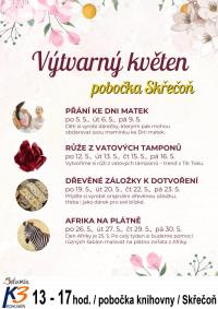 Růže z vatových tamponů
