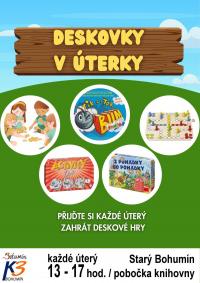 Deskovky v úterky