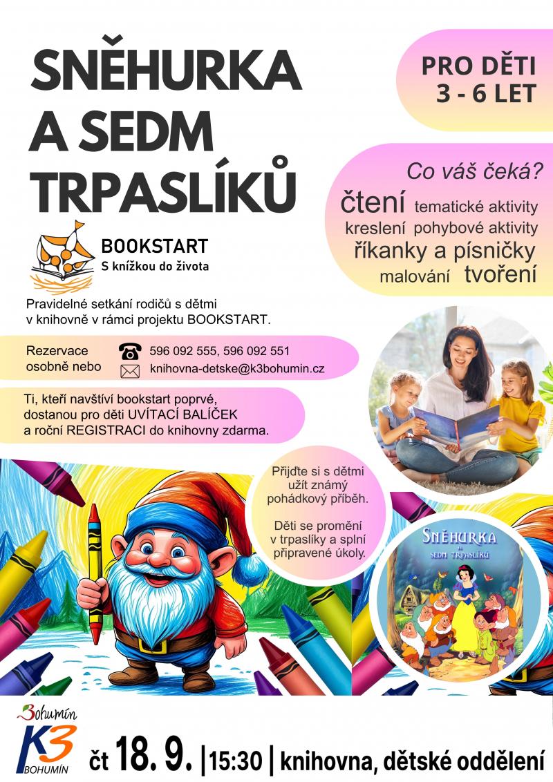 Zobrazit detail akce: Bookstart: Sněhurka a sedm trpaslíků