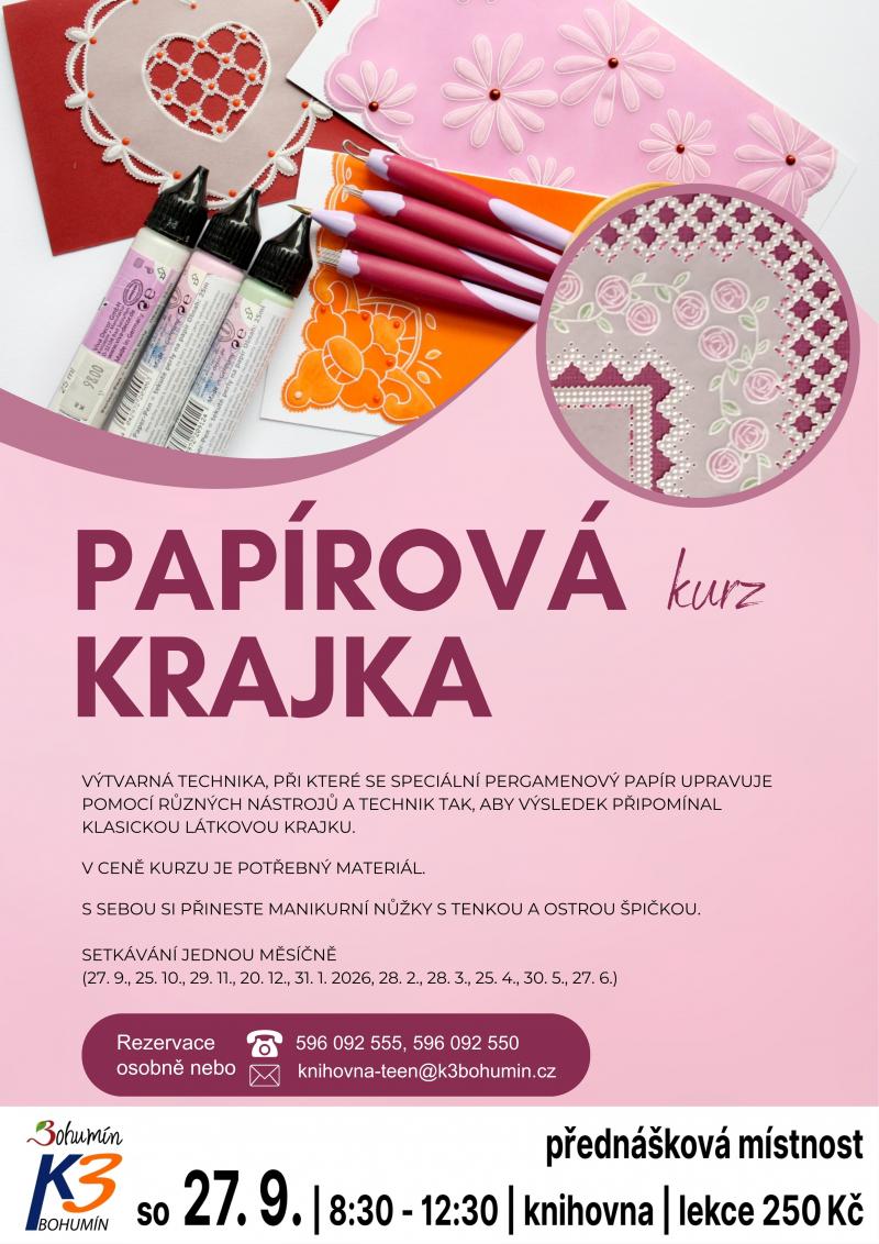 Zobrazit detail akce: Papírová krajka
