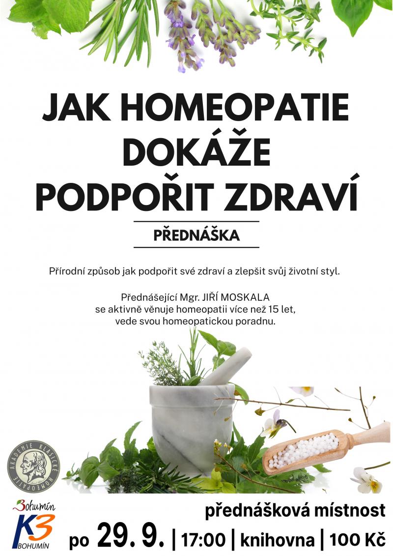 Zobrazit detail akce: Jak homeopatie dokáže podpořit zdraví