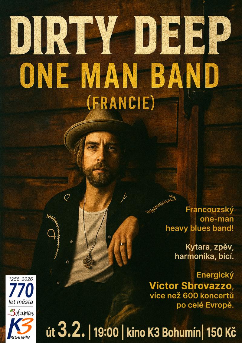 Zobrazit detail akce: Dirty Deep - one man band/ FR