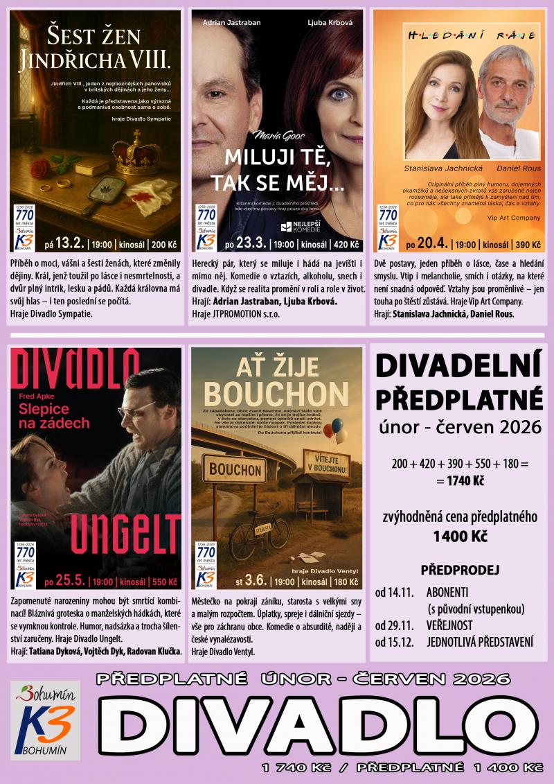 Zobrazit detail akce: Divadelní předplatné 2026