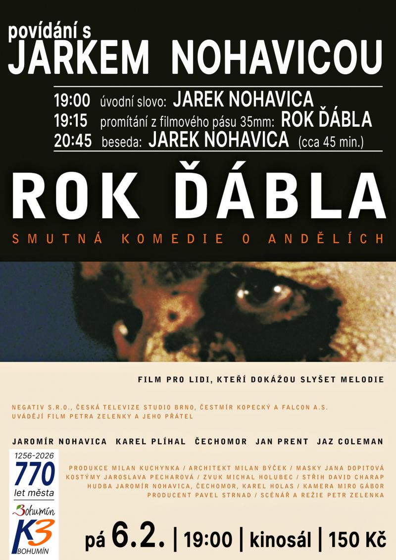 Zobrazit detail akce: Povídání s Jarkem Nohavicou, Rok ďábla