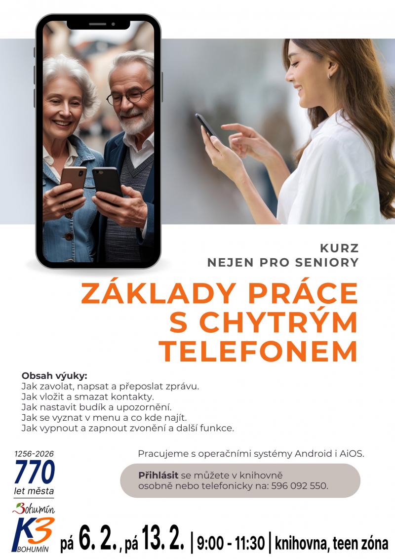 Práce s chytrým telefonem