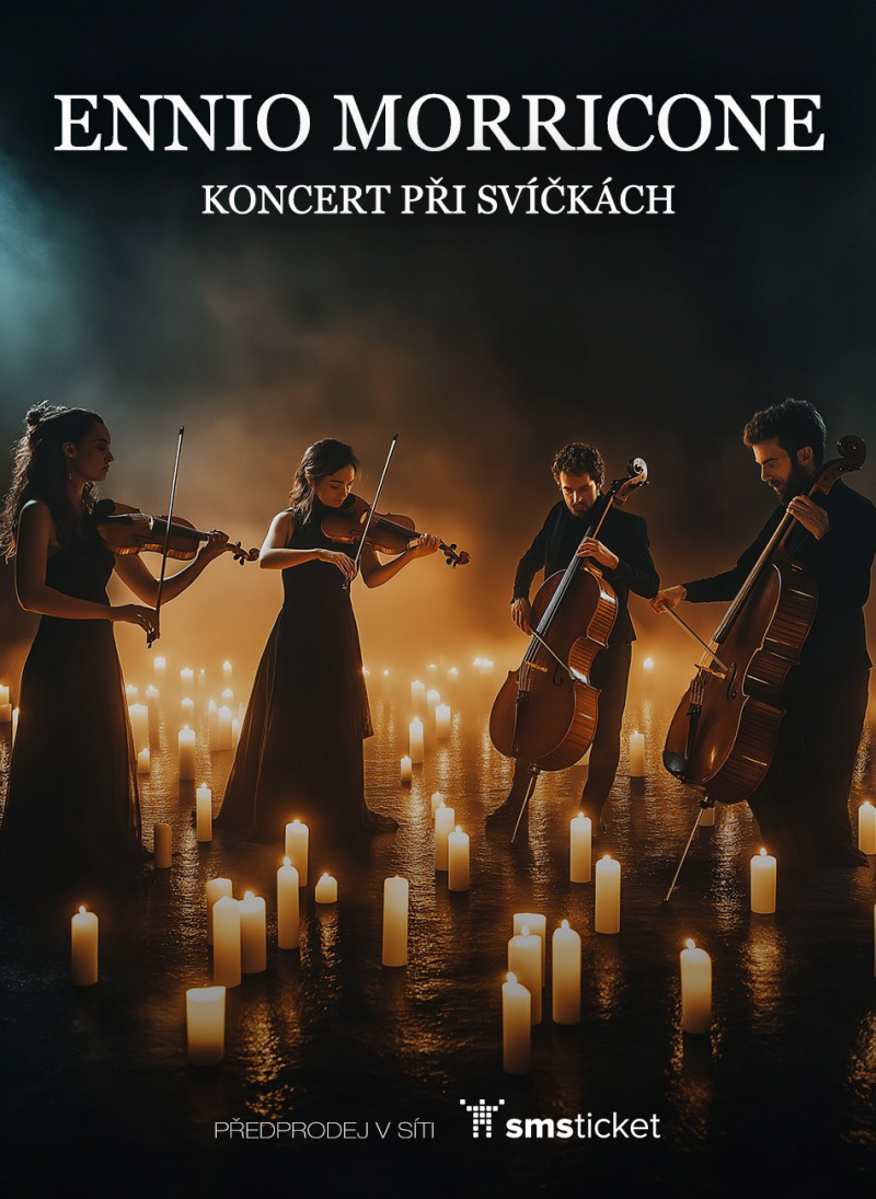 PRONÁJEM: Koncert filmové hudby Ennia Morriconeho při svíčkách