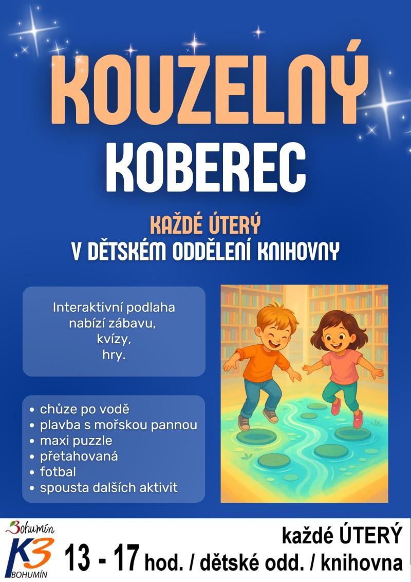 Úterkový kouzelný koberec