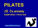 Zobrazit detail akce: Pilates na ZŠ Čs.armády