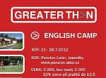 Zobrazit detail akce: English camp - greater than