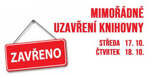 Zobrazit článek - Mimořádné uzavření knihovny
