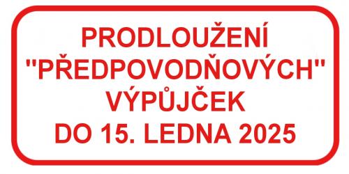 Zobrazit článek - Prodloužení předpovodňových výpůjček