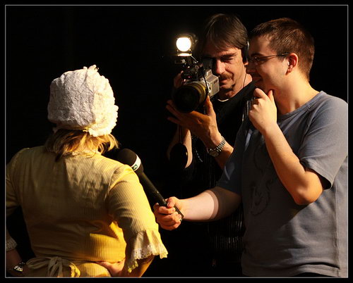 2009-03-31 Boban zkouší Dvě Maryčky na květnovou premiéru - zvětšit